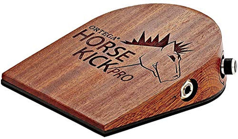 Ortega Guitars Digital Singer-Songwriter Percussion Stomp Box with 5 Samples (HORSE KICK PRO)