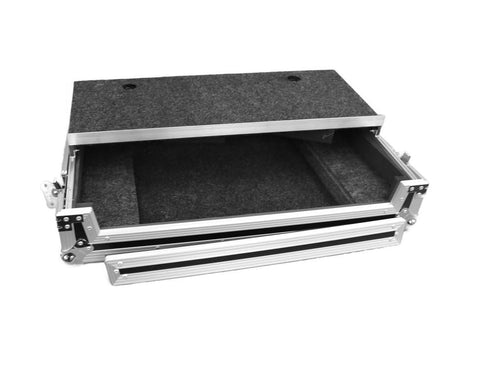 Fly Drive Case For Pioneer DDJREV7 Pro DJ Controller or Similarly Sized Equipment w/Laptop Shelf w/Wheels