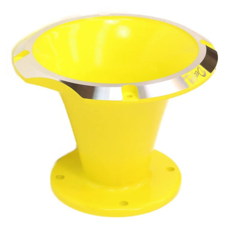 DEEJAYLED METAL 2 inches HORN YELLOW