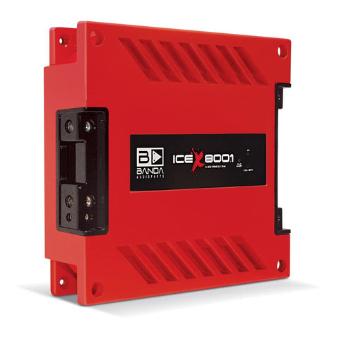 BANDA 80WATT 1OHM CAR AMP (RED)