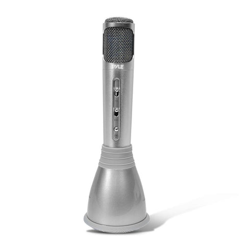 Bluetooth Karaoke Microphone Speaker System with Wireless Megaphone-Style Mic Broadcasting