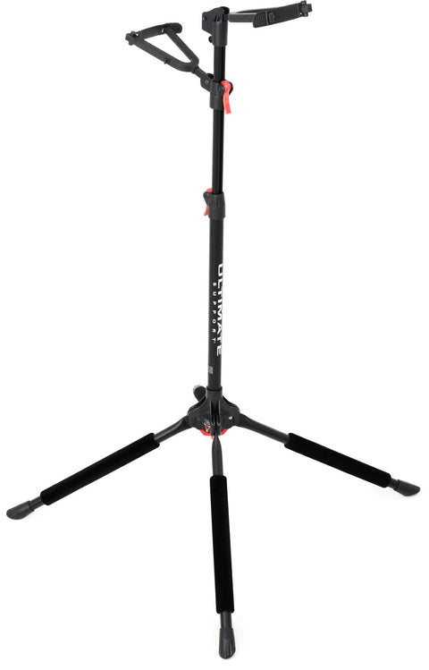 Ultimate Support GS-102 Genesis Series Double Guitar Stand for Dual Instrument Support w/ Foldable Design