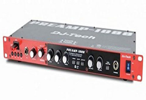 DJTECH A- B Box, Red/Black (PREAMP1800)