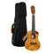 Ortega Guitars, 4-String Elite Series Concert Acoustic-Electric Ukulele w/Bag, Right-handed, (RUET-QMA)