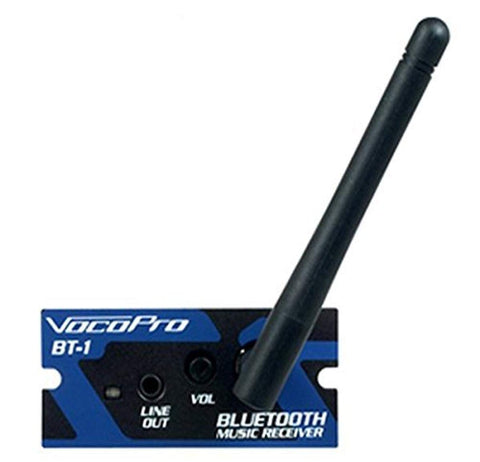 Professional Bluetooth Music Receiver with 1/8th inch audio cable and power adapter