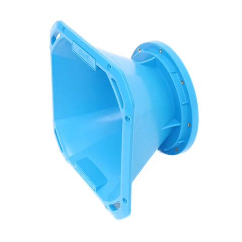 DEEJAY LED TBHDIF8BLUE 8 inch Speaker Despacito Midrange LA Diffuser Horn with Exponential Flare in Blue