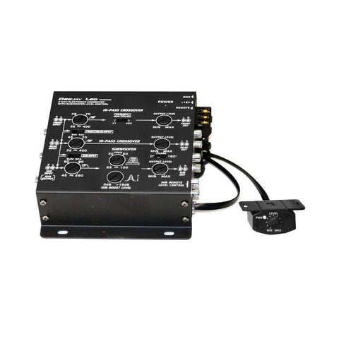 DEEJAYLED 3 WAY ELECTRONIC CROSSOVER BK