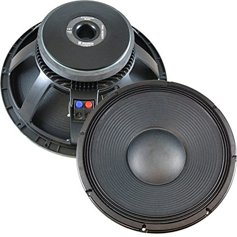 Blastking BLAST18PRO 18-inch Woofer 8Ohm 1800 Watts Max Power 900 Watts RMS 4" Voice Coil Professional Low Frequency Transducer Midranges Tweeters Low Frequency Woofers Blast Pro Series