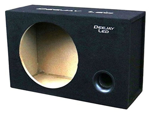 Single Heavy Duty Empty Ported Car Speaker Box for One 15-in Woofer