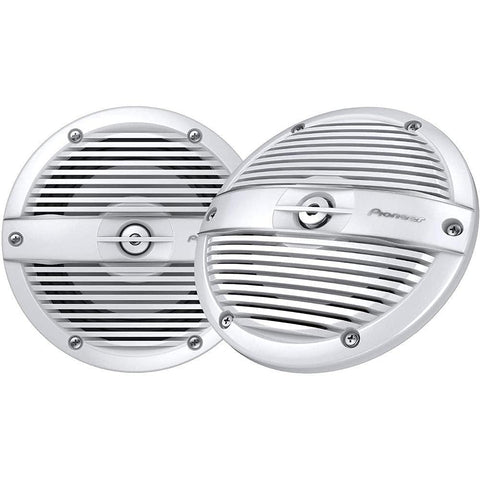 6-1/2-in - 2-way 200w Max Power IPX7 Rated Classic Grille Design - Marine Speakers (pair)