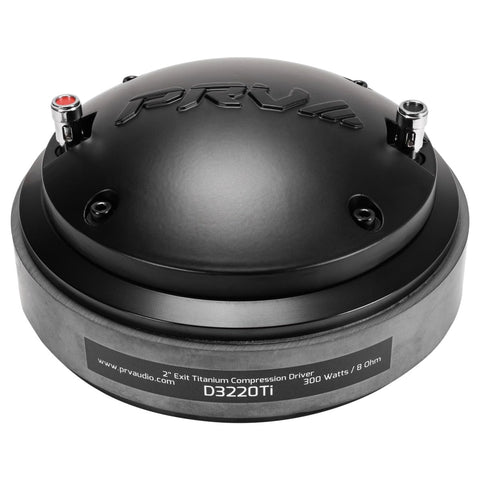 PRV AUDIO D3220Ti-Nd 2" Exit Titanium Neodymium 300 Watts Pro Audio Compression Driver 3" VC 110dB (Single)
