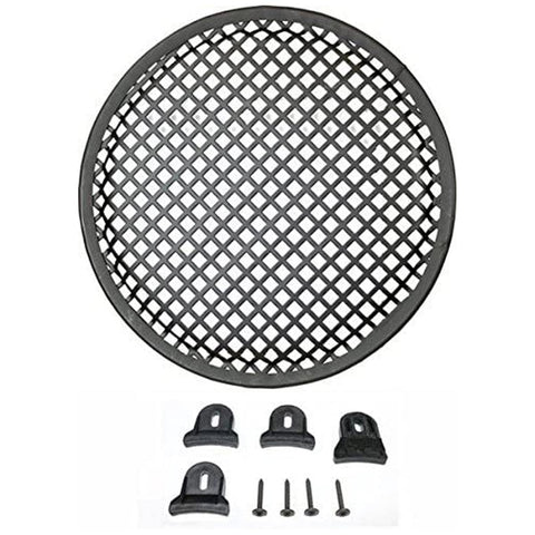 10-in Diameter Steel Monster Mesh Grill for 10-in Woofers with hardware