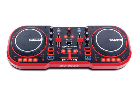 DJTECH A- B Box, USB, Black, 15.16" x 4.06" x 19.65" (MYSCRATCHPACK)