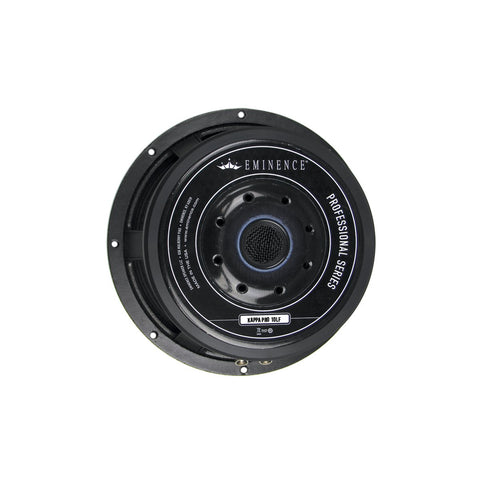 An enhanced low frequency version of the Kappa Pro 10. Excels in very compact vented or horn loaded bass guitar or subwoofer enclosures.