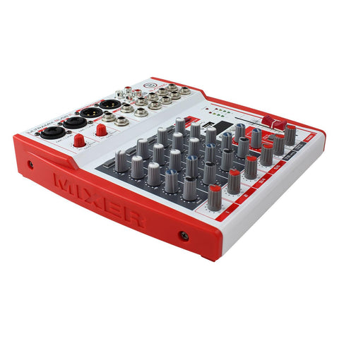 8 Channel Analog Stereo Mixing Console