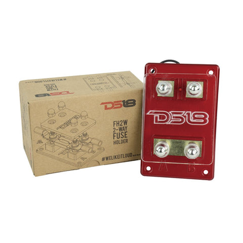 2 WAY ANL FUSE HOLDER WITH LED LIGHT (TERMINALS NOT INCLUDED)