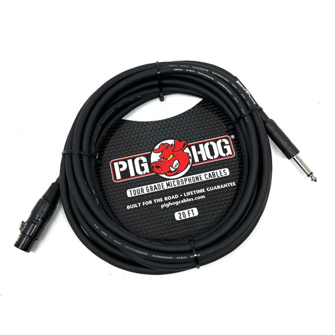 PIGHOG HI-Z MIC CABLE 20FT