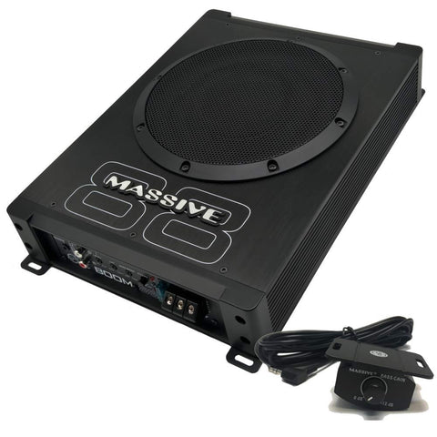 MASSIVE UNDER SEAT 8 In 400W SUB W GAIN