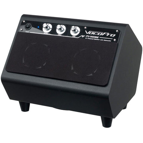 VocoPro PVWEDGE 100W 2.1POWERED Speaker W B WOF (PV-Wedge)