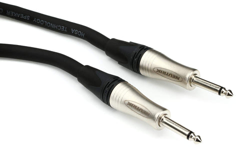 Hosa SKJ-225 Edge Speaker Cable, Neutrik 1/4" TS to Same, 25 Feet