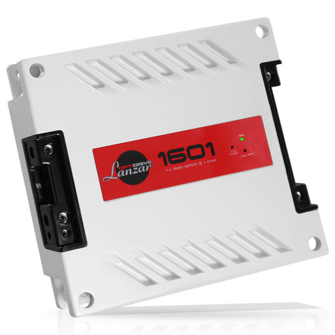 One Channel 2300 Watts Max 1 Ohm Car Audio Mono Amplifier w/Subsonic Filter Bass Boost And Low Pass Filter WHITE/Red label