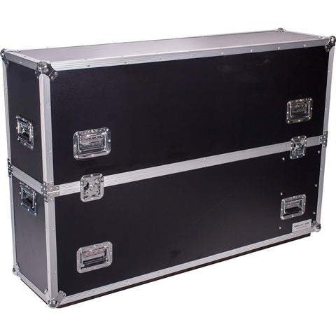 Durable & Noiseless 3.5" Diameter Fly Drive Case For One 50" LED or Plasma Display Caster Board with Removable Foam Lining Allows For Many storage Alternatives Deejay LED TBH1LED50WHEELS