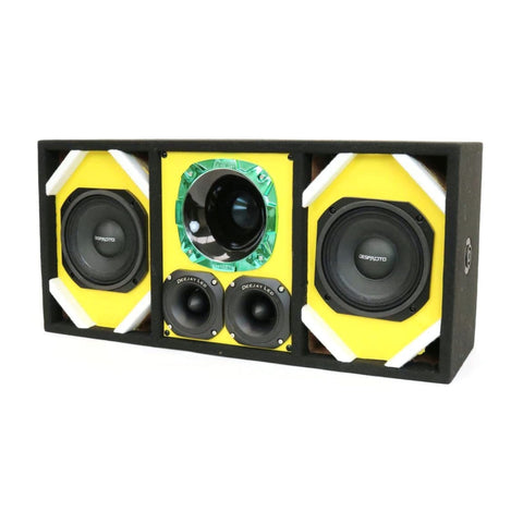 DEEJAY LED TBH8BLUE DEEJAYLED 2 8" Despacito Horn 2 TW Braz