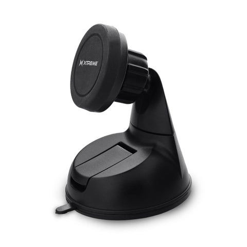 Xtreme Universal Magnetic Smartphone Mount, Turns Up to 360 Degrees for Ideal Viewing Angle, Secure Support Base, Easy Installation On Your Car’s Dashboard/Windshield