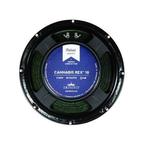 10-in Musical Instrument Guitar Speaker w/1.75-in Diameter Voice Coil 8 Ohms 38 oz. Ferrite magnet
