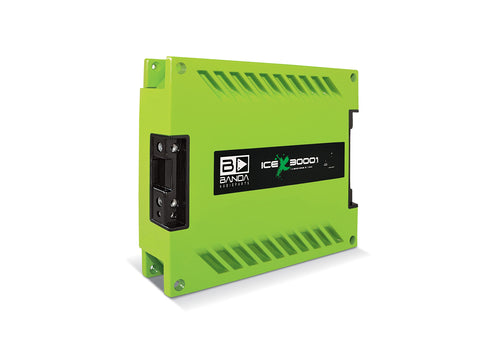 BANDA 3000WATT 1OHM CAR AMP (GREEN)