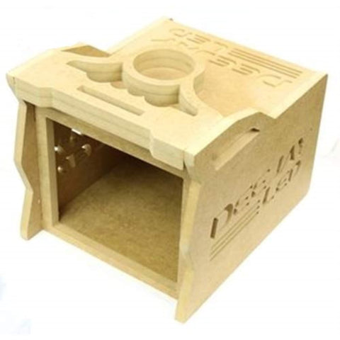 DEEJAY LED 1 DIN Space Plus 4 EQ (3 Din) Stylish Wooden Controller Case for Mobile Competitions - TBH1DIN4EQ