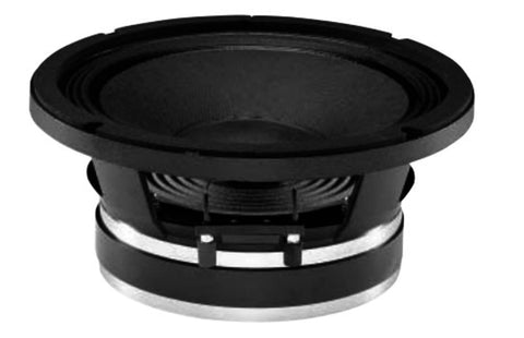 High efficiency mid-bass 2.5-in aluminium voice coil with very flat response up to 4 kHz.