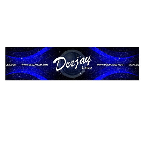 DEEJAYLED BANNER 2 METER BY HALF A METER