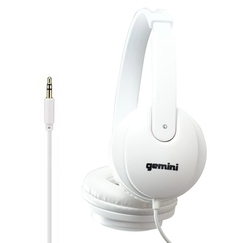 Gemini Sound Professional DJ Headphones - Over-Ear Monitor with 40mm Drivers, Ultra-Comfort Ear Cups, Noise Isolation, Lightweight Design for DJing, Gaming, Podcasting, Music Production (DJX-200)
