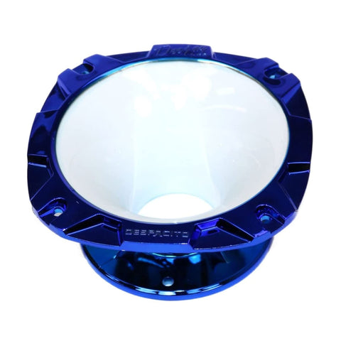 DJL SHORT 2 inches BOLT ON HORN WHITE BLUE