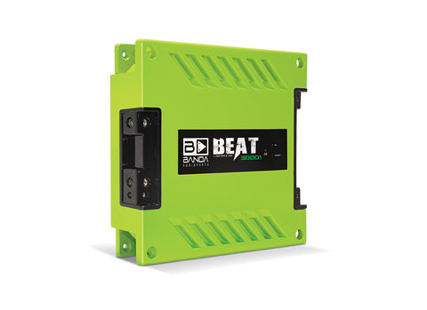 BANDA 3000WATT 1OHM BEAT CAR AMP (GREEN)