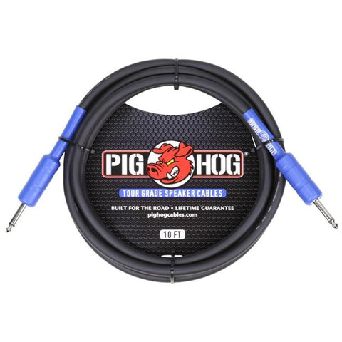PIGHOG SPEAKER CABLE 10FT SPEAKON TO 1/4