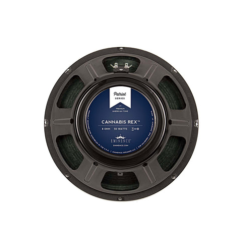 Eminence Patriot Cannabis Rex 12" Guitar Speaker with Hemp Cone, 50 Watts at 8 Ohms
