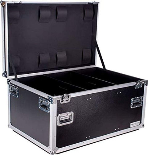 Flight Utility Trunk Case With Caster Board Two Matching Black Dividers Engineered To Hold Tools/Lighting Ata-300 Quality Durable Case 1/2-Inch Laminated Plywood Construction DEEJAYLED TBHTUT4430W