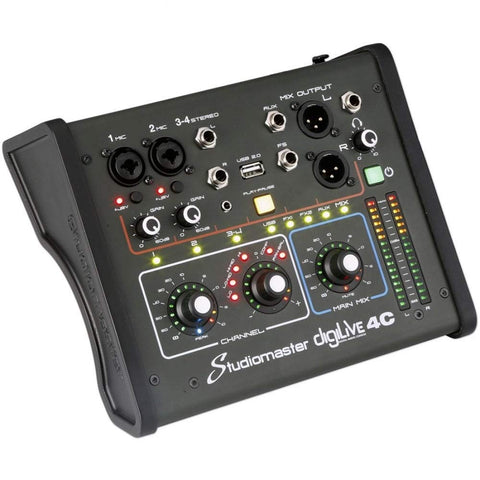 StudioMaster DigiLive 4C - 4 Channel Digital Console