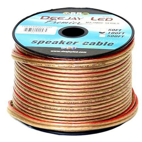 100-Foot 2-Conductor 14 Gauge Stranded Speaker Hookup Cable