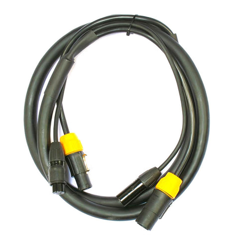 Accu Cable AC3PTRUE6 6-Foot Female to Male 3-Pin DMX/Locking Power Link Cable