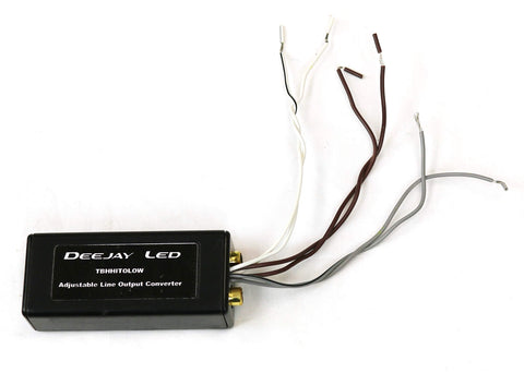 Adjustable Speaker Level to RCA Output Converter