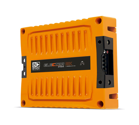 ORANGE Competition Vehicle BASS Audio Amplifier w/Built in Subsonic Filter up to 9000 Watts RMS PROFESSIONAL HANDLES 1 OHM