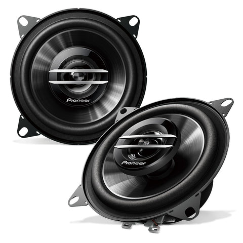 Pioneer G-Series TS-G1020S 4” 2-Way Speakers (Pair) – 210W Max, Crisp Highs + Clear Vocals, Great Stock Replacement, High-Efficiency Speaker Designed for OEM Power