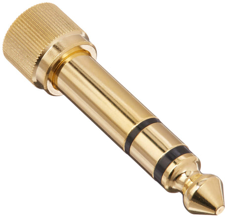 3.5mm (Female) - 1/4-in (Male) Stereo Adapter