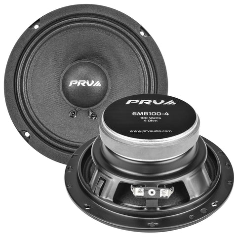 PRV PAIR OF 6.5 In 4 OHM MIDBASS