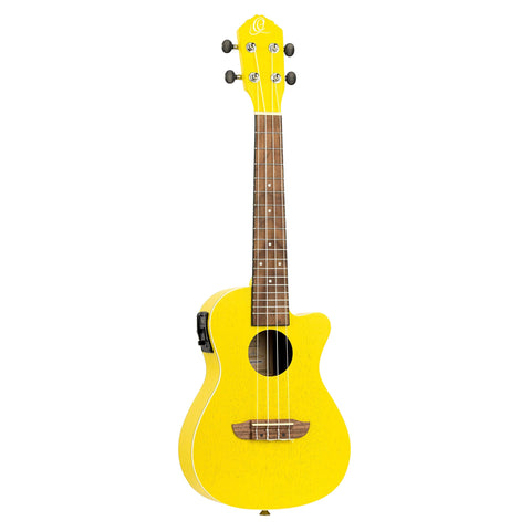 Ortega Guitars, 4-String Earth Series Concert Ukulele, Right, Hokkaido Orange, Acoustic (RUPUKI)