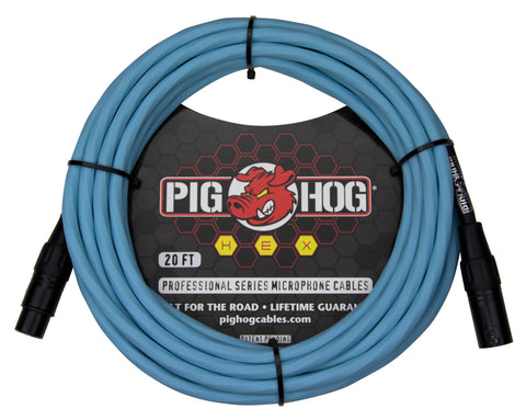 PIGHOG HEX SERIES MIC CABLE 20FT
