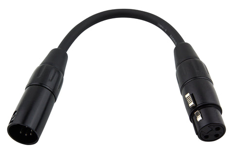 Pig Hog PX-TMXF1 1/4" TRS to XLR Adaptor Cable, 10 Feet